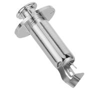 Yardwe Full-contact Guitar Jack Socket Acoustic Guitar End Pin Jack Metal Plug Supply Accessory