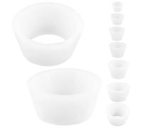 Yardwe funnel filter adapter cones 9pcs white silicone set designed for multiple experimental apparatus and vacuum filtration flasks