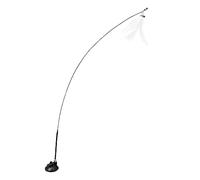 Yardwe Funny Cat Stick Teaser Toy Sucker Attachment Household Cat Teaser for Interactive Play for Kitten Entertainment and Exercise