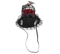 Yardwe Gothic Birdcage Rose Bat Mini Top Hat Headband Halloween Costume Headwear for Carnival Cosplay Party Dress Up Hair Accessory with Compatibility and Mysterious Festival Appeal