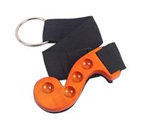 Yardwe Graduation Time Cello End Pin Holder with Anti-slip Wooden Base and Adjustable 36-70cm Oxford Cloth Strap, Black Cello End-pin Stopper Floor Protector Enhancing Friction