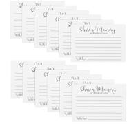 Yardwe Greeting Cards Creative Congratulation Cards with Simple Design Graduation Week 50pcs and Fine Workmanship Paper to Share a Memory for Birthday and Festival Celebrations