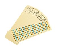 Yardwe Guitar Fretboard Sticker Set 20pcs Note Decals Fret Guide for Easy Learning No Residue Left