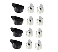 Yardwe Guitar Gloves Finger Picks Thumb Picks Guitar Finger Pick Finger Covers for Lovers Learners Acoustic Electric