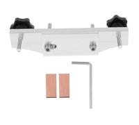 Yardwe Guitar Pins Holder for Acoustic Guitar Repair High Hardness Bridge Fixture Musical Instrument Repair Tool Silver