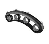 Yardwe Guitar Training Tool Finger Expansion Exerciser for Left Hand Practice, Made with Sturdy Abs and Silicone, Elastic and Easy to Clean, for Practice Anytime, Anywhere