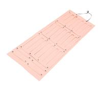 Yardwe Hair Clip Organizer Hanging Storage Bag Felt Hair Bow Display Rack Large 38x104cm Pink Wall Hanging Organizer Headband Holder for Girls Bedroom Nursery