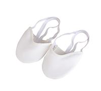 Yardwe Half Sole Latin Dance Shoes for Women Stretch Toes with Double Elastic Hand Pleated Design Non Slip Professional Ballet Slippers for Belly and Rhythmic Gymnastics