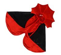 Yardwe Halloween Dog and Cat Costumes Red Vampire Cloak with Comfortable Cloth Material for Annual Events and Christmas Festive Vibes Repeated Use Pet Cape with Unique Design