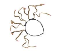 Yardwe Halloween Snake Headband Cosplay Accessory for Costume Parties | Plastic and Vinyl Build, Lightweight Comfort, Non-deformation Shape, Stage Outfits, Birthdays, Dark Colour