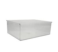 Yardwe Hamster Bath Basin and Sand Bathtub Large Plastic Pet Bathroom Sandbox Container for Small Pets Hamster Bathing and Digging Supplies