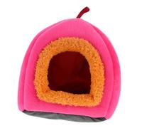 Yardwe Hamster Bed Hideaway Nest Cozy Small Animal Sleeping Hut for Chinchillas Guinea Pigs and Sugar Gliders Warm Space-saving Design for Winter Comfort