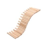 Yardwe Hamster Wooden Ladder and Hedgehog Separating Fence 40cm Pet Climbing Ladder Playground Indoor Cage Ornament for Small Rodents