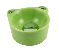 Yardwe Hamsters Food Bowl Pet Feeder for Small Animals Easy to Clean Non-breakable Design for Guinea Pigs and Other Small Pets Frog Theme