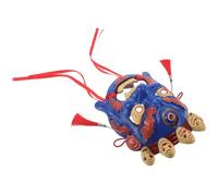 Yardwe Hand-carved Tibetan Opera Mask with Authentic Nepali Design Traditional Chinese Temple Mask for Cultural Festivals and Cosplay Painted Ethnic Tribal Party Decoration and