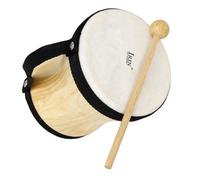 Yardwe Hand Drum for Boys and Girls Wooden Educational Percussion Instrument Drum Stick Music Ethnic Percussion and Rhythm Practice