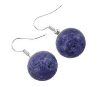 Yardwe Handmade Blueberry Fruit Dangle Earrings Lightweight Drop Jewelry for Women Korean Style Safe for Sensitive Skin Xmas Party Accessory and Holiday