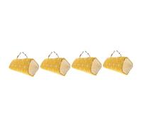 Yardwe Hanging Tunnel 4pcs Little Pet Tunnel Nest Resting Tunnel for Hamster Warm Tunnel Bed Four Seasons Tunnel Squirrel Sleeping Bed Tunnel Bed for Hamster Rat Cage Accessories Sleep Sack Cotton
