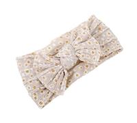 Yardwe Headbands for Boy Girl Nylon Headband Bow Knot Newborn Head Wraps Hair Bows Elastic Clip Safe Warm Care