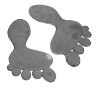 Yardwe Heavy Duty Cast Iron Garden Stepping Stones Vintage Decorative Footprint Mats for Outdoor Pathways Low Maintenance Retro Walkway Panels Durable Landscape Decor