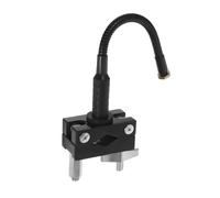 Yardwe Heavy Duty Nylon Clamp for Microphone Positioning Gooseneck Rod for Drumming Setups for Touring Musicians and Stage Performances Black