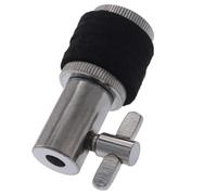 Yardwe Hi-hat Clutch Beautiful Silver Appearance for Hi Hat Cymbals Professional and Practical Design Drum Automatic Clutch and Easy to Store Features, Made of Zinc Alloy and Felt