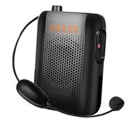 Yardwe High Display Speaker Portable Wireless Amplifier Busking Amp Uhf Wireless Microphone for Teaching