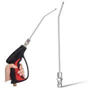 Yardwe High Pressure Stainless Steel Spray Wand with Ergonomic Design and Bent Needle 3mm Diameter for Removing Stubborn Stains, for Washing Machine and Radiator Cleaning