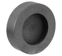 Yardwe High-Temperature Graphite Crucible 2.4ml Round Metal Melting Casting Mold for Silver and Metals with Extended Service Life and Heat Resistance for Industrial Use