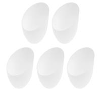 Yardwe Horse Lamp Shade 5pcs Lamp Shade Oblique Horseshoe Lampshade Replacement White Lamp Light Covers Ceiling Fan Globe Replacement for Led Floor Lamp Chandelier Ceiling Light 42mm