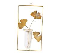 Yardwe Hydroponic Flower Planter Wall Mounted Vase Decor Home Decorative Plant Vase