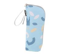 Yardwe Insulated Bottle Bag for Travel Thermal Bottle Carrier Pouch Portable Breastmilk Storage Bag Aluminum Insulation Stylish Print for Boy Girl