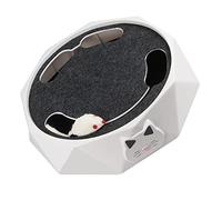 Yardwe Interactive Electric Mouse Toy for Cats Automatic Pet Plaything Construction Engaging Hunting Simulation Portable Battery Operated Batteries Not Included