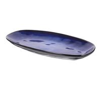 Yardwe Japanese Style Ceramic Platters Embossed Appetizer Plates Porcelain Serving Trays Salad Platters Size S