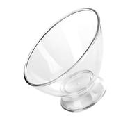 Yardwe Japanese Style Multipurpose Fruit Salad Bowl Oblique Round Shape, Pp Material, Good Touch Feeling, for Dinner Parties and Parties, Elegant and Fashionable Food Container