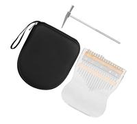 Yardwe Key Kalimba Thumb Piano Clear Acrylic Musical Instrument for Beginners Portable Finger Harp with Beautiful Melody for Adults