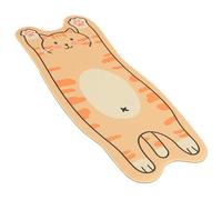 Yardwe Keyboard Mouse Cushion Keyboard Mat Lengthened and Thickened Rubber Mouse Pad with Smooth Surface Comfortable Design Workmanship for Coffee Table Decoration