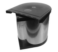 Yardwe L Plastic Built-in Swing-out Kitchen Bin with Lid, Removable Inner Bin, Handsfree and Easy to Clean Cabinet Trash Can under Sink or Cabinet Use