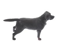 Yardwe Labrador Retriever Dog Figurine 6.3 Inch Reusable Plastic Model for Animal Lovers and Indoor Decor