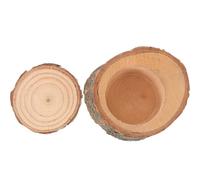 Yardwe Large Lidded Solid Wood Pet Food Bowl for Hamsters Guinea Pigs Parrots and Turtles, Washable Small Animal Feeder Dish Suitable for Small Pets