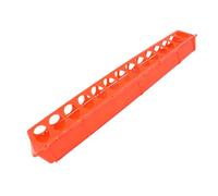 Yardwe Large Red Pigeon Cage Feeding Trough Chicken Feeder Bowl with Multiple for Simultaneous Bird Feeding Easy to Clean and Spill-resistant