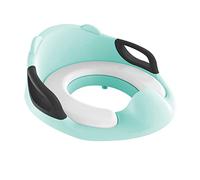 Yardwe Large Toilet Seat with Double Armrest Raised Splash Guard Fit for Years Old Durable and Easy Clean Potty Training Toilet Ring