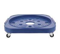 Yardwe Load-Bearing Gas Bottle Trolley with Removable Tray 12 Inch Mobile Gas Cylinder Bracket for Kitchen Storage and Heavy Flower Pots