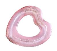 Yardwe Love Swimming Ring Hearts Inflatable Pool Shaped Adults Pool Rings Inflatable Water Ring Swim Rings Heart Pool Floats Swim Accessory Inflatable Swimming Ring Summer Swim Ring Pvc