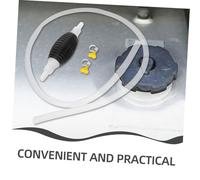 Yardwe Manual Fuel Transfer Hand Siphon Pump with Hose High Efficiency Automotive Fluid Extractor for Gasoline and Diesel Liquid Sucker for Home and Vehicle Use Easy Manual Operation