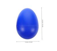 Yardwe Maracas Blue Plastic Egg Toys for Interactive Music Learning Engaging Rhythm Instruments for Dance Performances and Early Childhood Education Activities