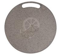 Yardwe Marble Cutting Board with Handle - Non-Slip Round Kitchen Chopping Board for Fruits and Vegetables