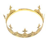 Yardwe Men's Metal King Crown Headdress for Stage Performances