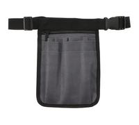 Yardwe Mesh Pocket Shoulder Pouch Storage Bag Oxford Fabric Hard to Break Hard to Fade Lightweight Staff Working Compact Multi-Compartment Waist Bag for Nurses