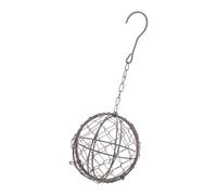 Yardwe Metal Hanging Basket Sphere Iron Display for Succulents and Decor